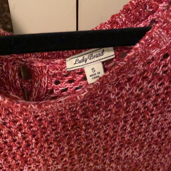 Lucky Brand Lace Up Back Sweater - Picture 4 of 6